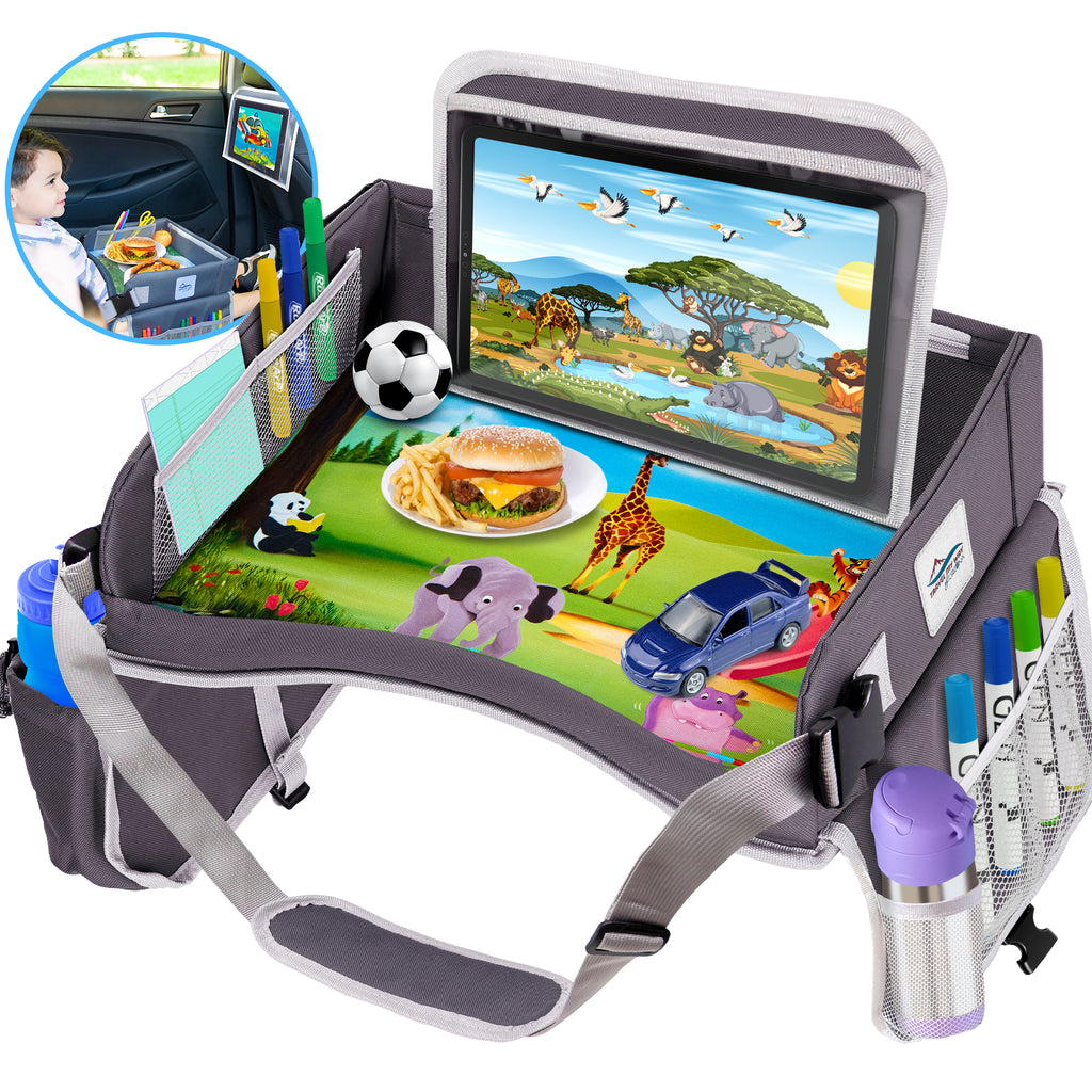 Kids travel tray, Tablet holder for car, Best travel accessories